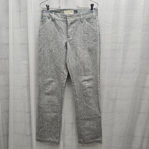 Vintage Gap Carpenter Jeans Denim Blue Striped Railroad Straight Leg 4